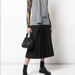 🚫SOLD {Prada} cashmere gray sweater with scarves